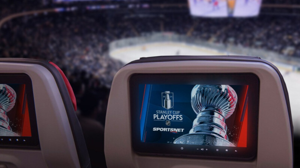 Air Canada Enhances In-Flight Entertainment with New Sports Channels for Stanley Cup Playoffs