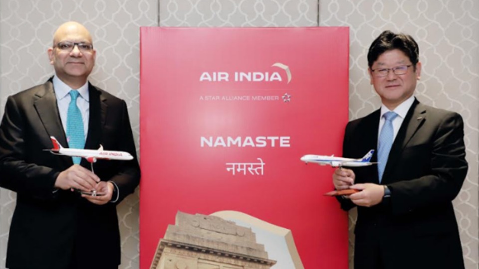 ANA and Air India Initiate Codeshare Partnership to Enhance Connectivity Between Japan and India