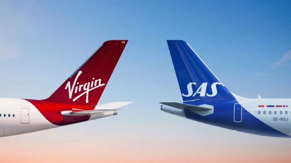 SAS Expands Codeshare Agreement with Virgin Atlantic