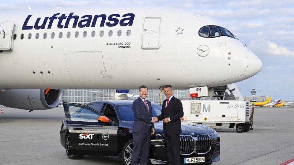 Lufthansa, SIXT Partner for Premium First Class Limousine Transfers