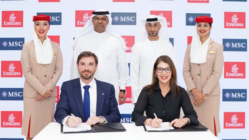 Emirates and MSC Cruises Extend Partnership to Boost Dubai’s Cruise Sector