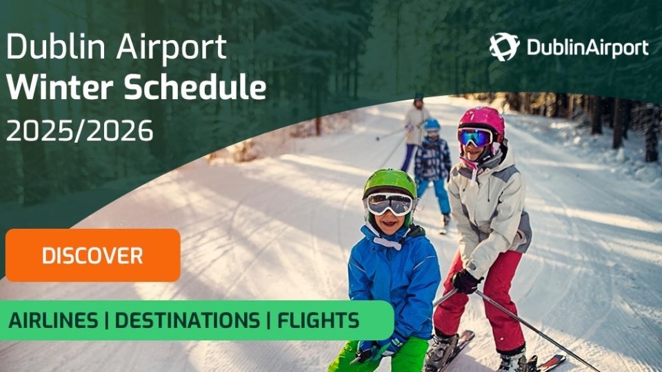 Dublin Airport Unveils Winter 2025/26 Flight Schedule