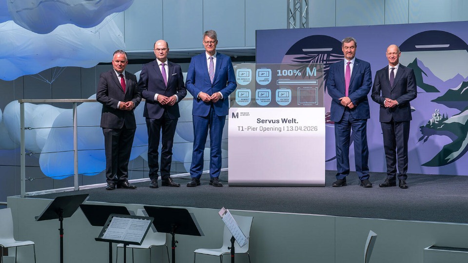 Munich Airport opens new Terminal 1 pier