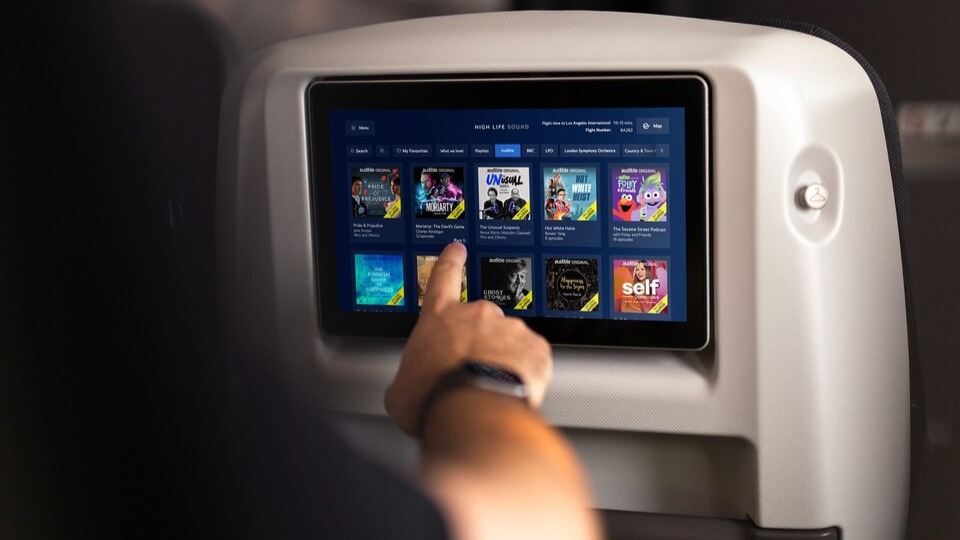 British Airways partners with Audible to launch audiobooks and podcasts onboard