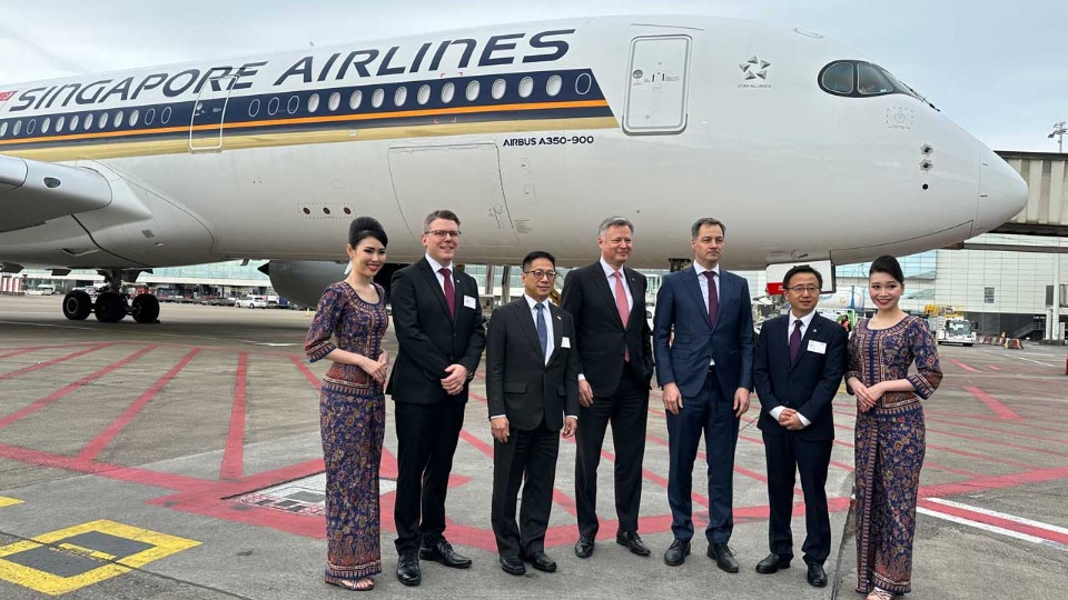 Singapore Airlines Launches Direct Flights Between Brussels and Singapore