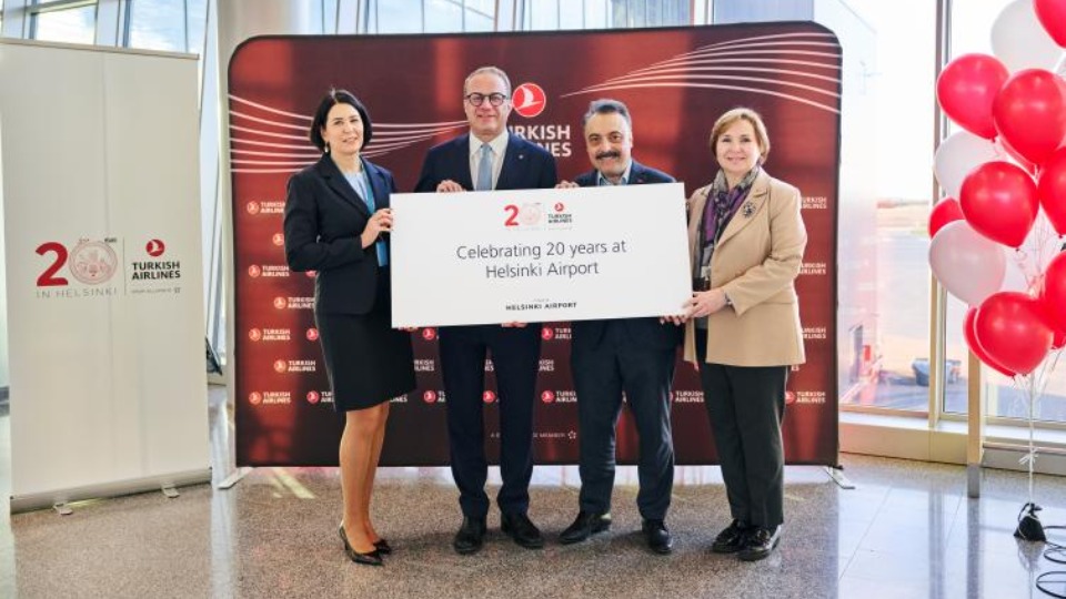 Turkish Airlines marks 20 years in Finland