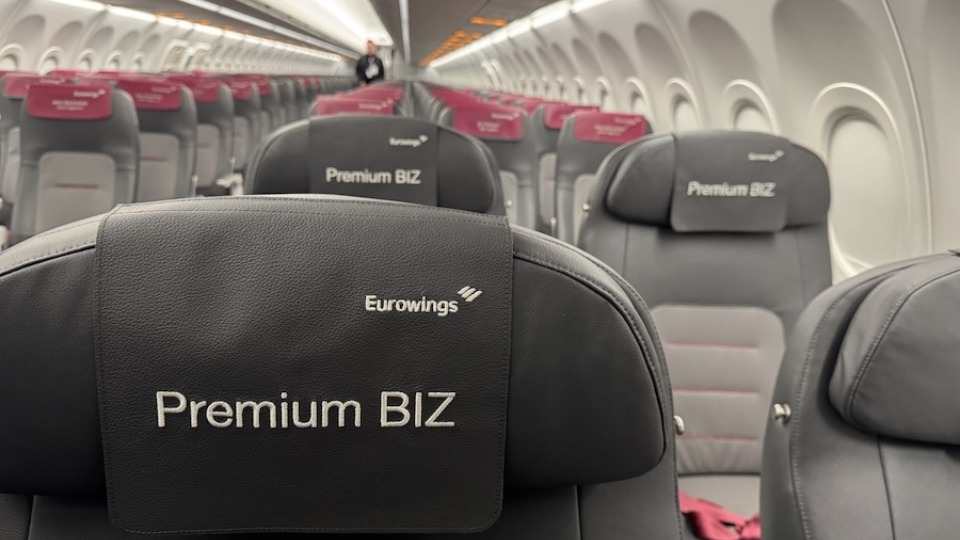 Eurowings Unveils Premium Seats on Medium-Haul Flights