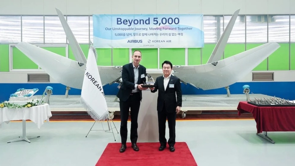 Korean Air Delivers 5,000th Sharklet for Airbus A320
