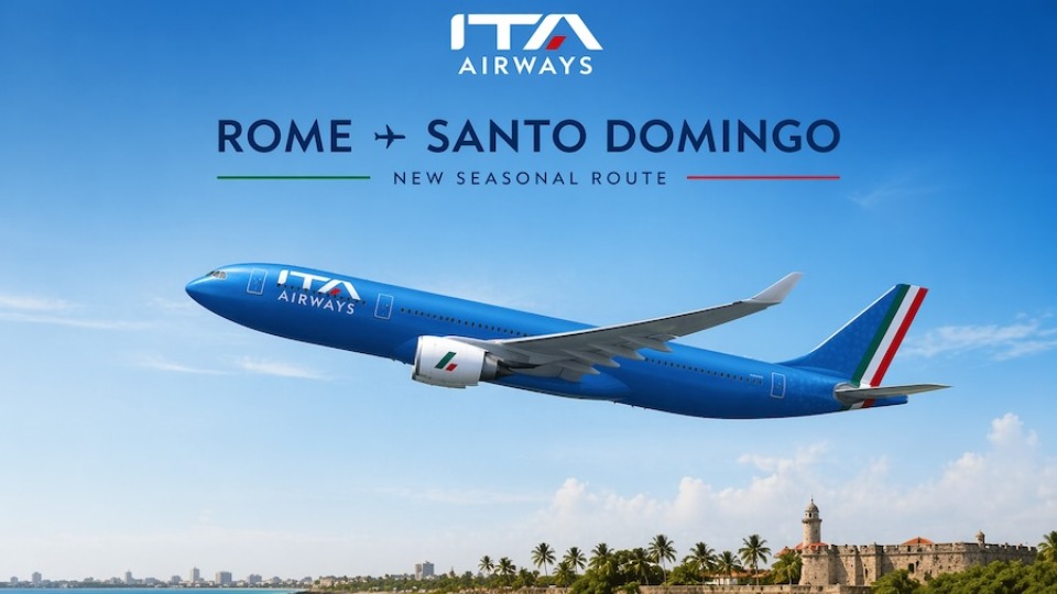 ITA Airways to launch Rome&ndash;Santo Domingo route