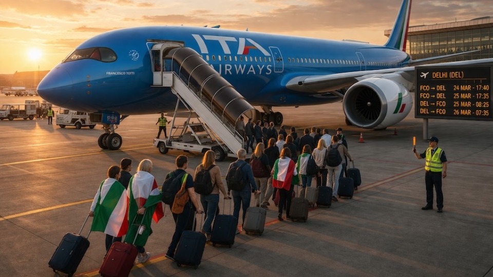 ITA Airways adds extra Rome&ndash;Delhi flights to assist stranded Italians