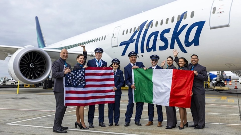Alaska Airlines Launches First-Ever Seattle to Rome Nonstop