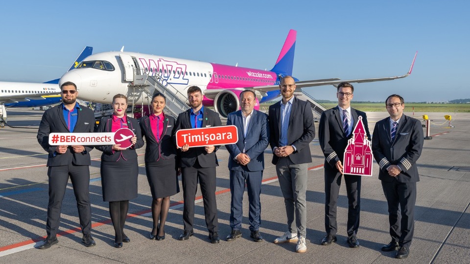 Wizz Air Launches Berlin to Timișoara Flights Twice Weekly