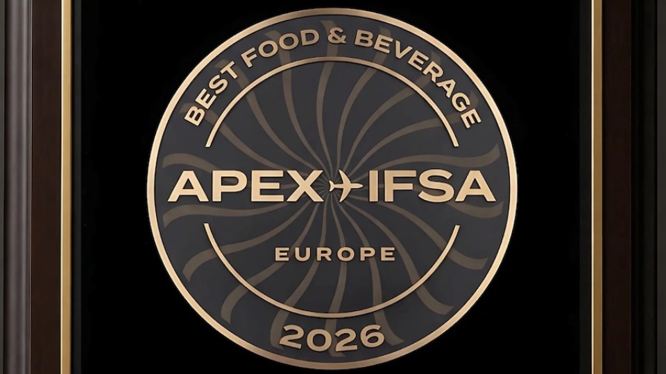 Turkish Airlines Wins APEX Best Food & Beverage in Europe for Fifth Time