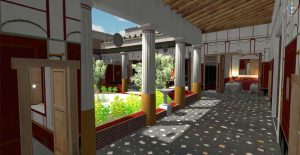 A 2000 years old Pompeii home was reconstructed