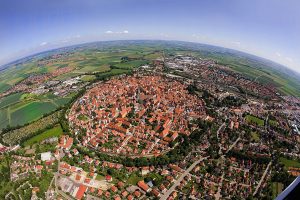 Nördlingen is the oldest city built in a crater
