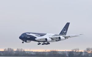 Lufthansa A380 Debuts Giant “XXL Crane” Livery
