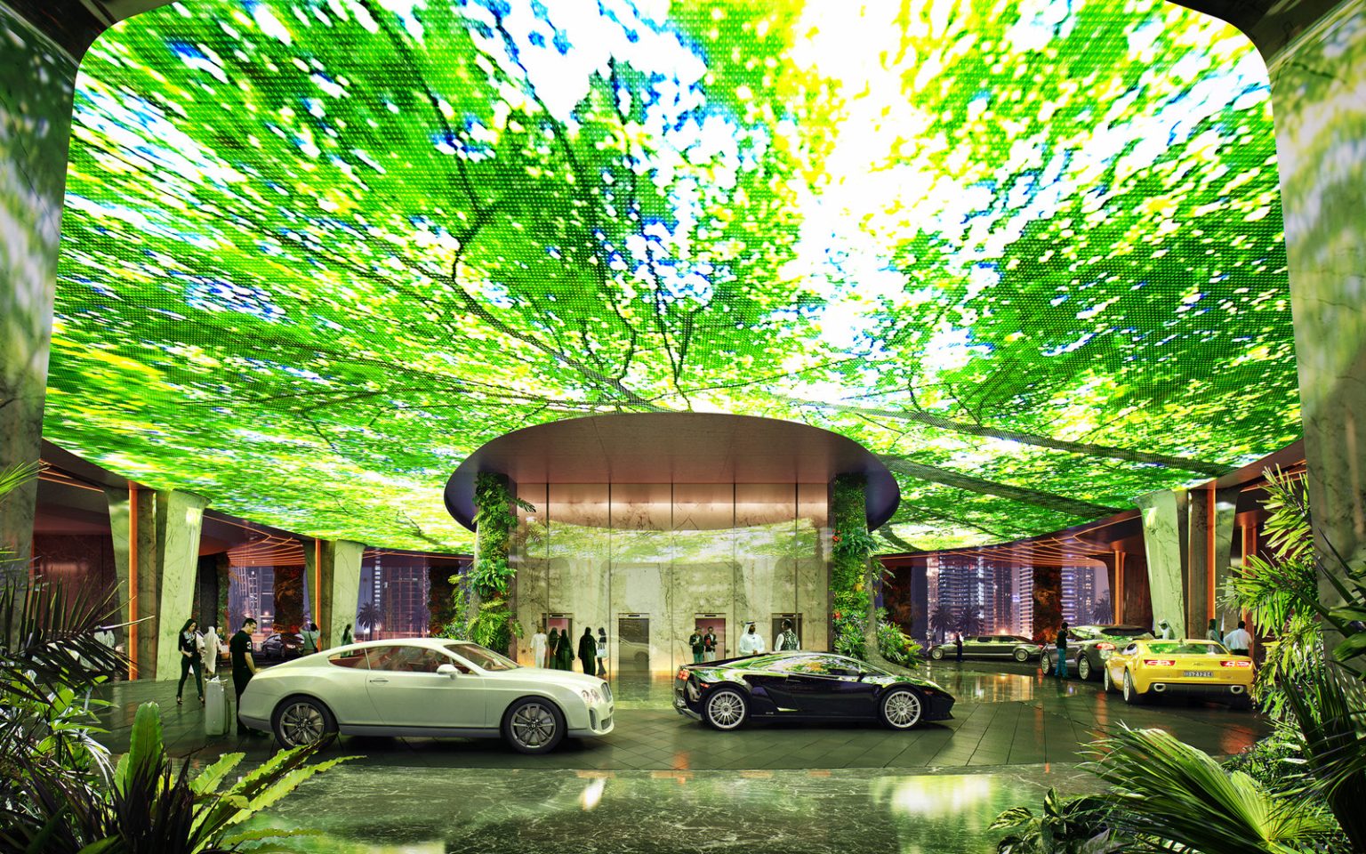 Dubai builds world’s first hotel with a rainforest