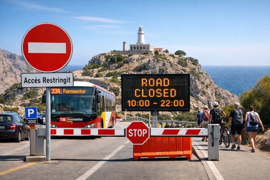 Formentor access restrictions return for summer 2026 in Mallorca