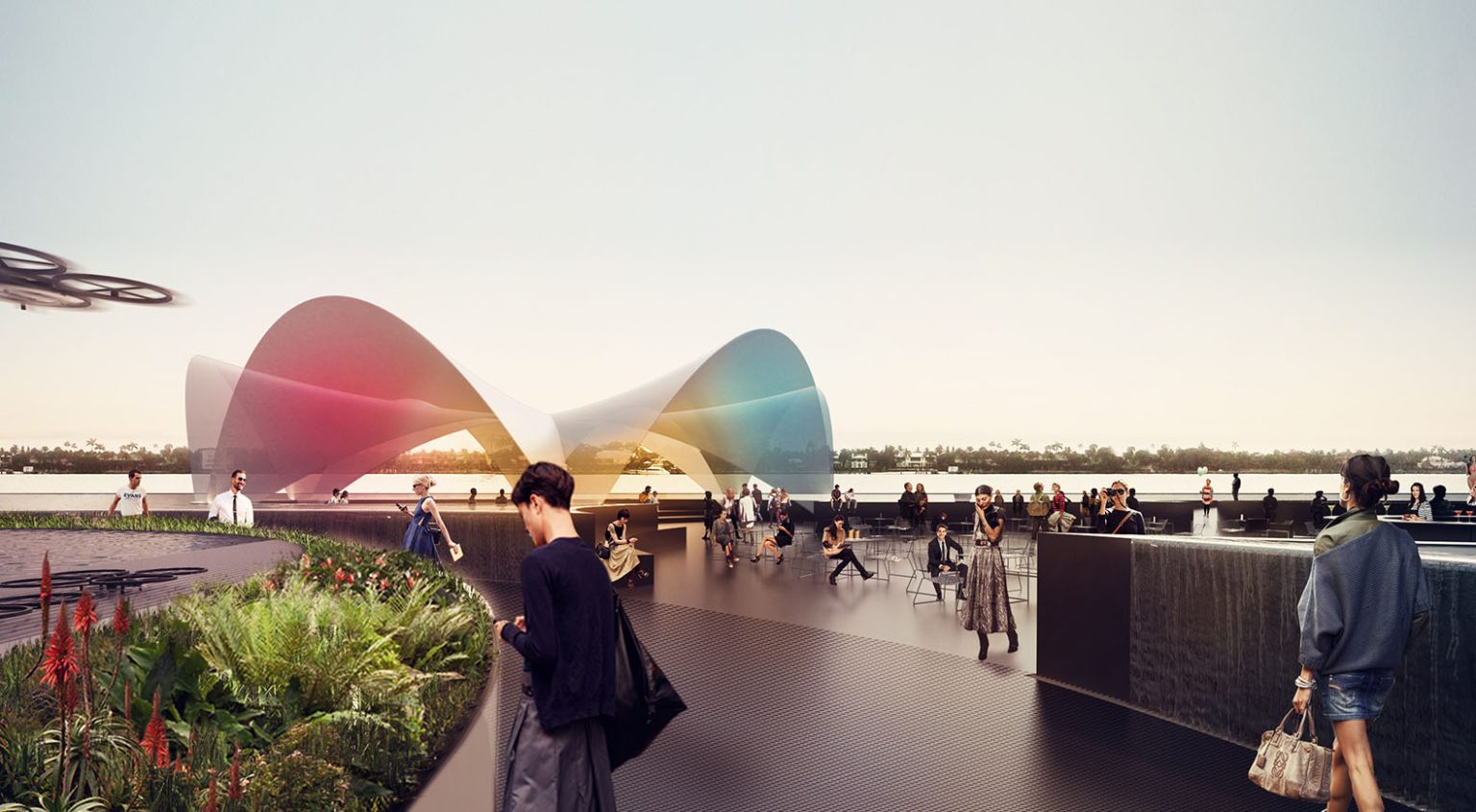 Futurist underwater plaza to be built in West Palm