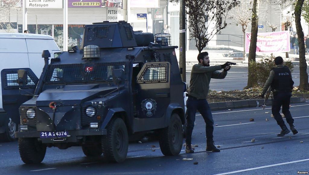 Terrorist Attack in the City of Diyarbakir, Turkey