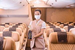 Emirates Introduces Exclusive Vintage Sparkling Wine in Premium Economy