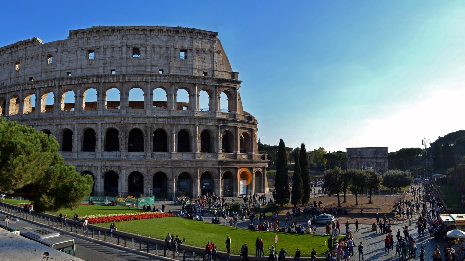 Maximum security regime was activated around the Colosseum