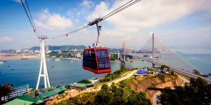 The largest aerial tramway in the world launched in Vietnam