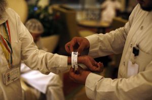 Pilgrims going to Mecca will wear identification bracelets