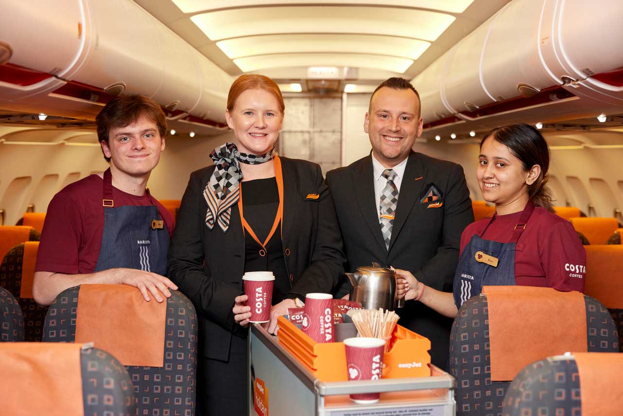 easyJet Brings Costa Coffee to the Skies