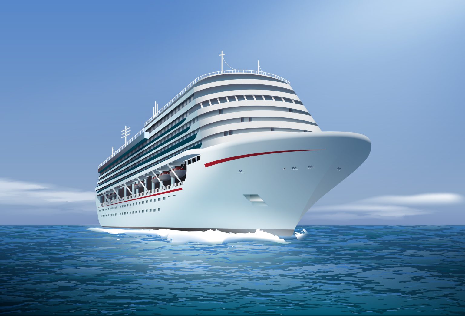Gigantic Cruise Ship Unable to Dock at Scottish Island Port, Anchors Offshore Instead
