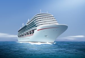 Gigantic Cruise Ship Unable to Dock at Scottish Island Port, Anchors Offshore Instead
