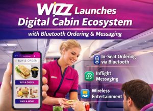 Wizz Air launches digital cabin ecosystem with Bluetooth ordering and onboard messaging
