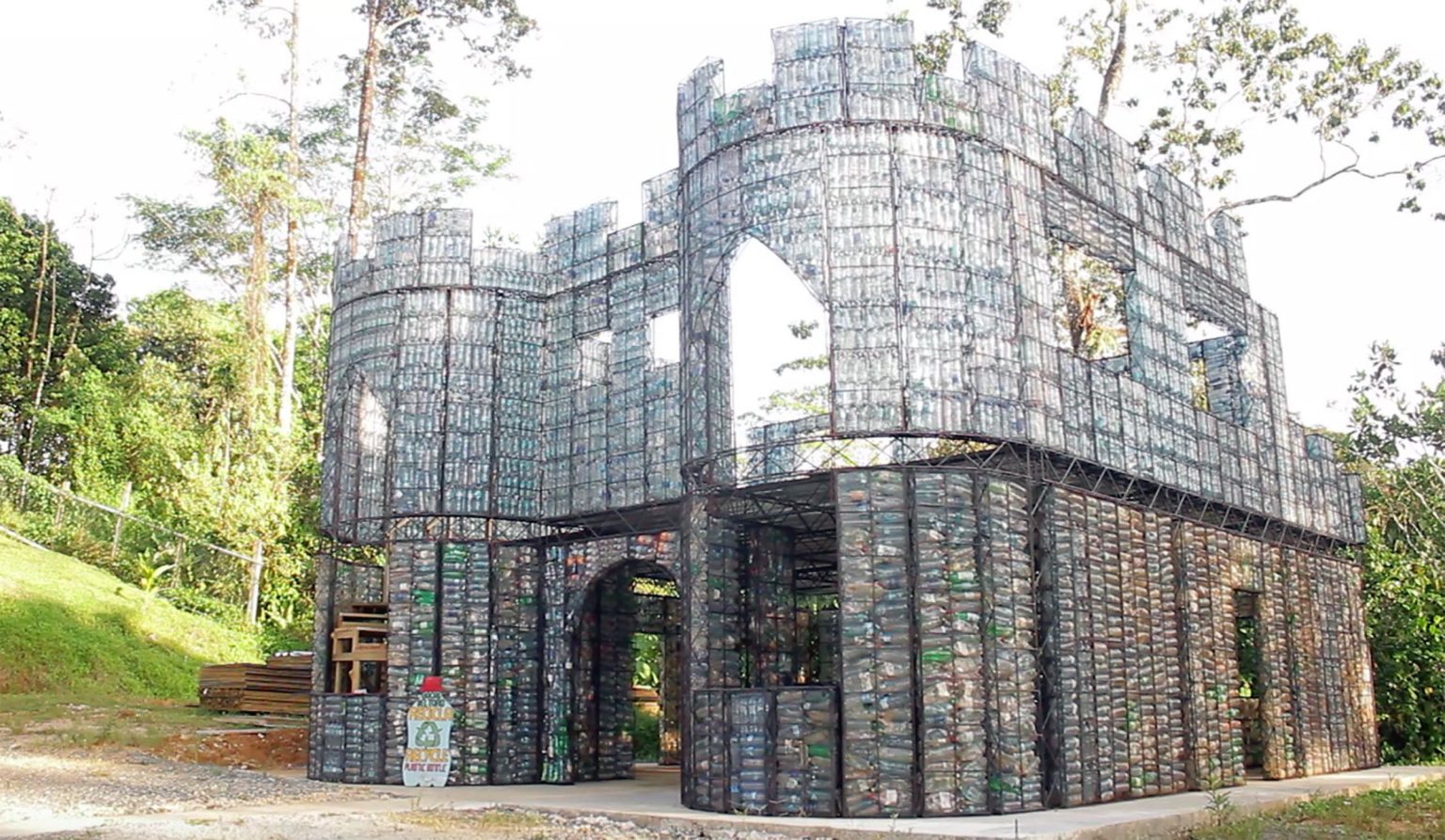 Discover the Village Built out of Discarded Plastic Bottles