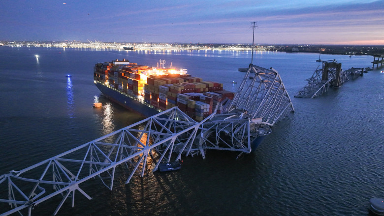 Baltimore’s Key Bridge Collapses After Ship Collision