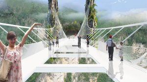 The longest glass bridge to be ready by the end of the year