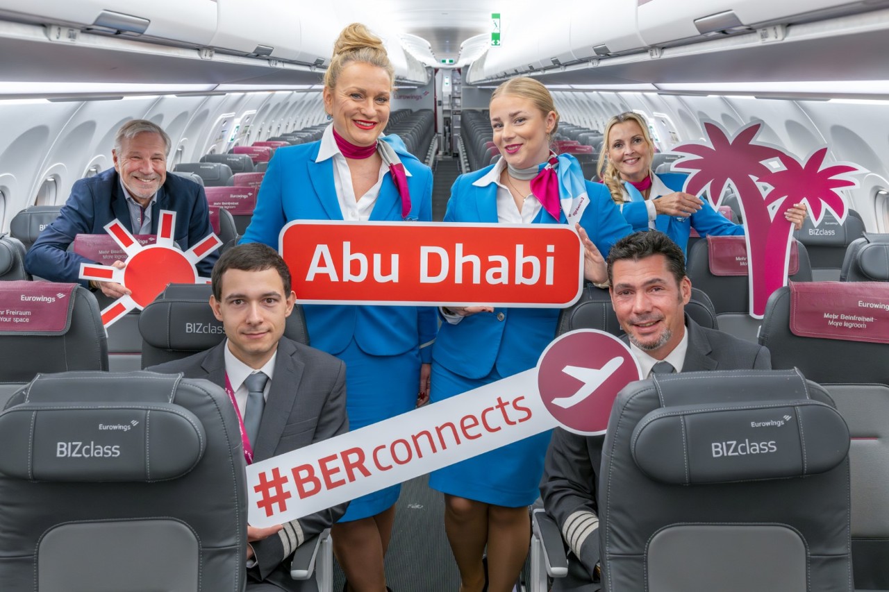 Eurowings Adds Abu Dhabi, More Dubai Flights to Winter Schedule from BER