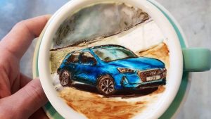 Seoul Barista Creates Coffee Works of Art