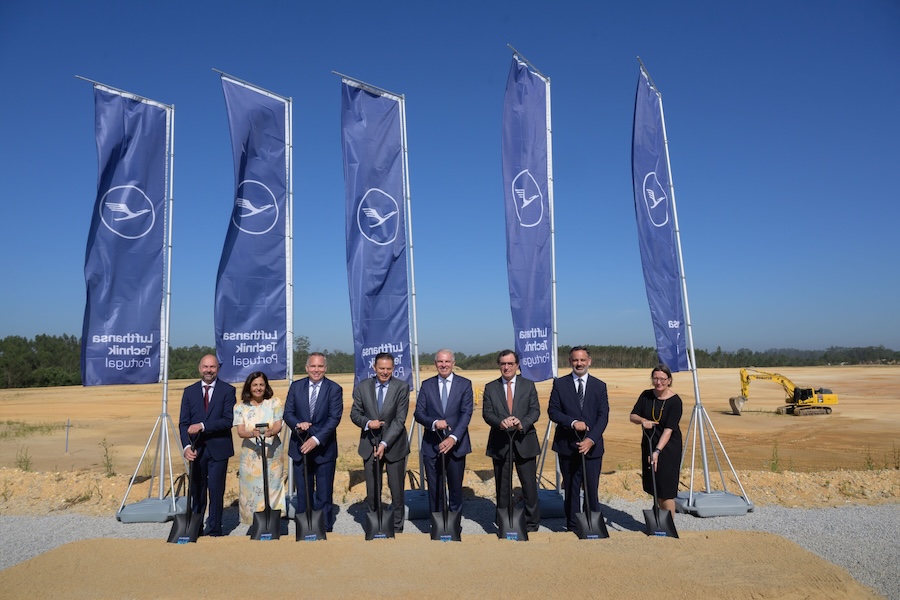 Lufthansa Technik Breaks Ground on New Portugal Facility - 1920 260629 groundbreaking ceremony lufthansa technik portugal copyright lufthansa technik