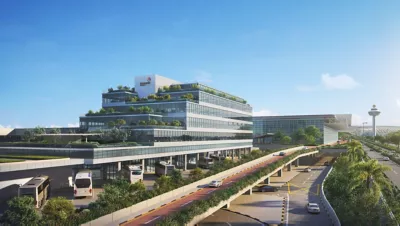 Changi Airport Breaks Ground on Its First Standalone Office Building at Terminal 3