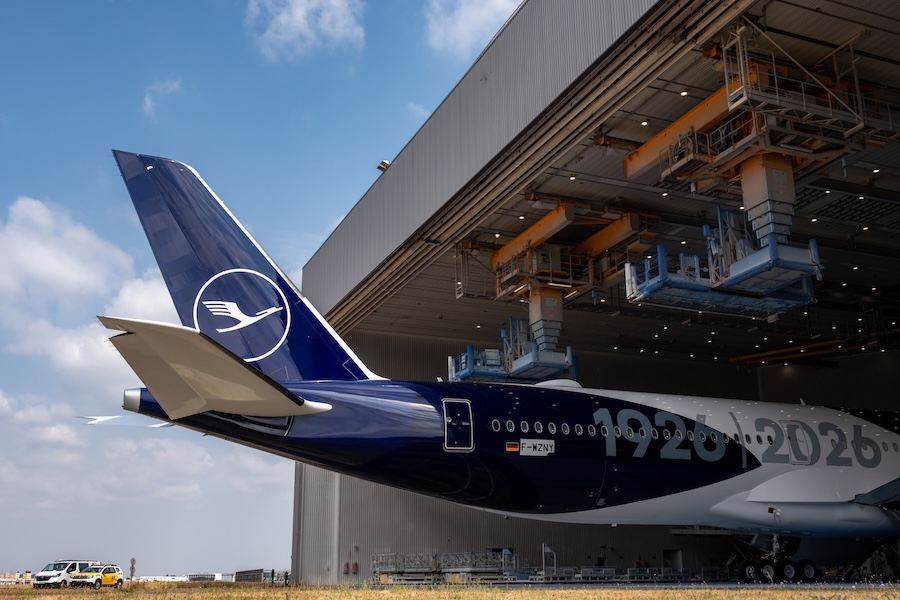 Lufthansa’s First A350-1000 Arrives in Anniversary Livery, Named “Deutschland”