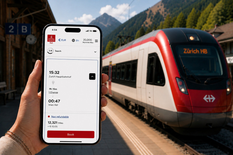 Emirates Skywards Members Can Now Redeem Miles for Train Travel Across Europe 1 Emirates Skywards Members Can Now Redeem Miles for Train Travel Across Europe - Skywards Rail