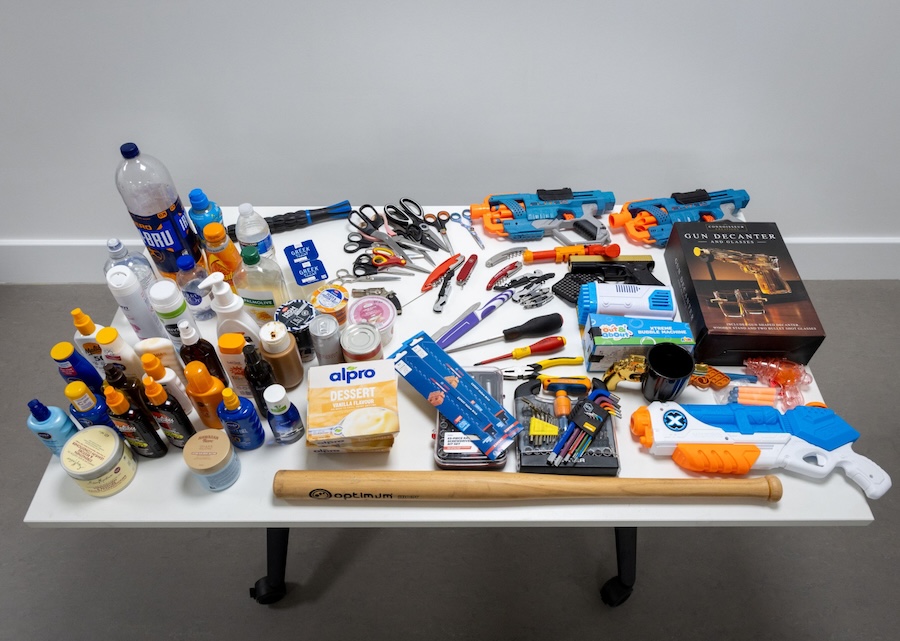 Toy Guns, Scissors and a Baseball Bat Among Nearly 100 Items Confiscated at Manchester Airport in One Morning 1 Toy Guns, Scissors and a Baseball Bat Among Nearly 100 Items Confiscated at Manchester Airport in One Morning - Toy Guns Knives and Scissors Confiscated