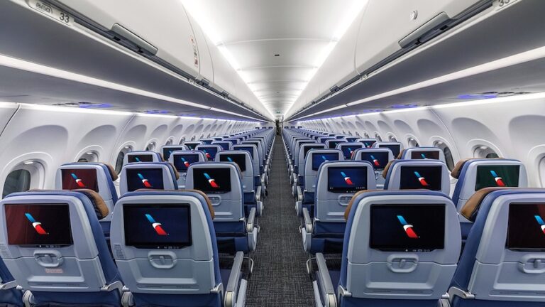 American Airlines to install 4K seatback screens across narrowbody fleet and add more premium seats