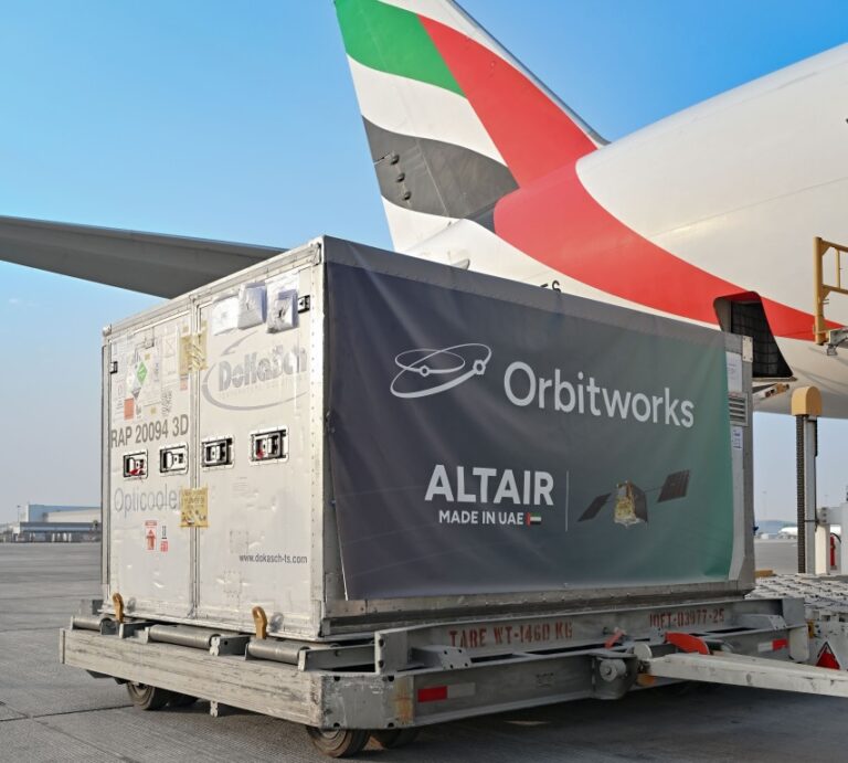 Emirates SkyCargo Transports UAE’s First Commercial AI Satellite to U.S. Ahead of October Launch