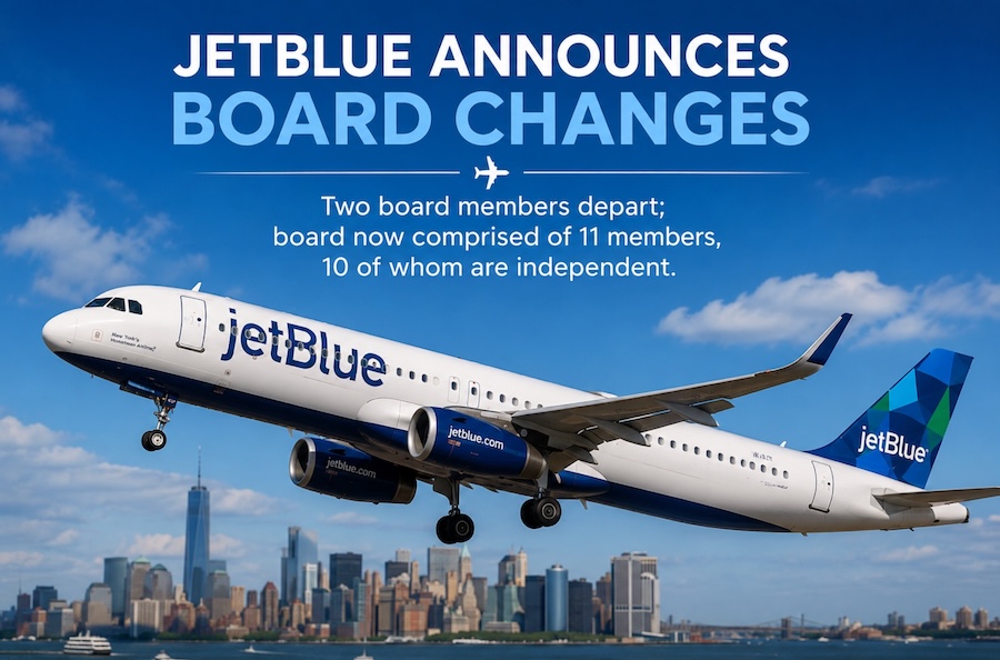 JetBlue Announces Board Changes as Two Directors Depart