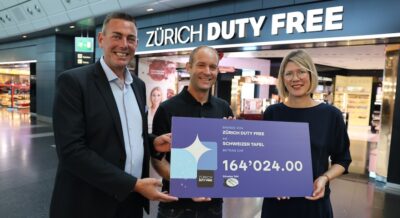 Zurich Airport Charity Water Initiative Raises CHF 164,000 for Schweizer Tafel