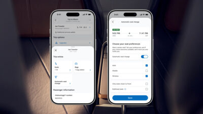 American Airlines App Adds Automatic Seat Preference Matching