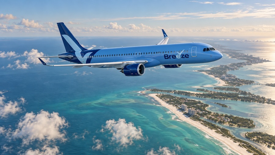 Breeze Airways Adds 11 Nonstop Routes for Fall and Winter Travel