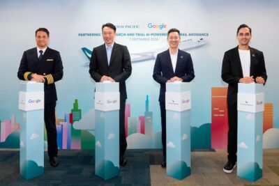 Cathay Pacific and Google Test AI Contrail Avoidance, Reporting 40% Reduction in Warming Impact