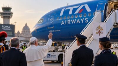 ITA Airways to Fly Pope Leo XIV to Paris for Apostolic Journey to France